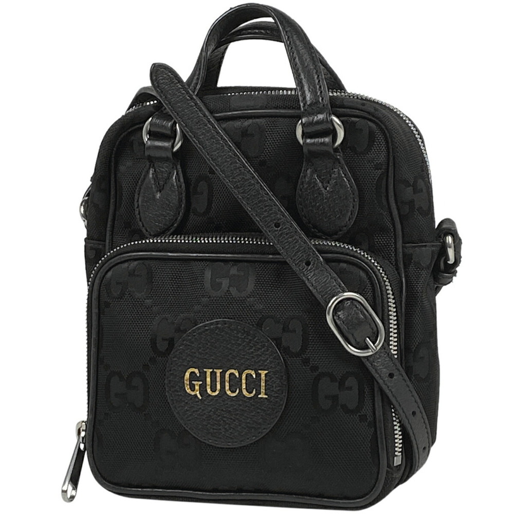 Gucci Off the Grid Shoulder Bag GG Logo Black